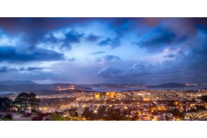 Golden Gate Lights and Clouds